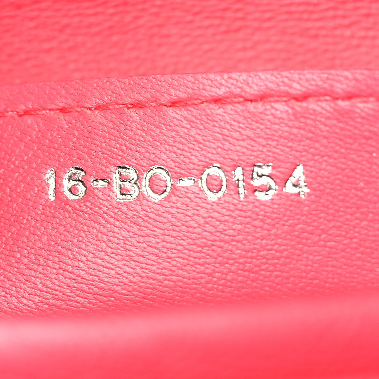 Lambskin Cannage Medium Lady Dior Pink