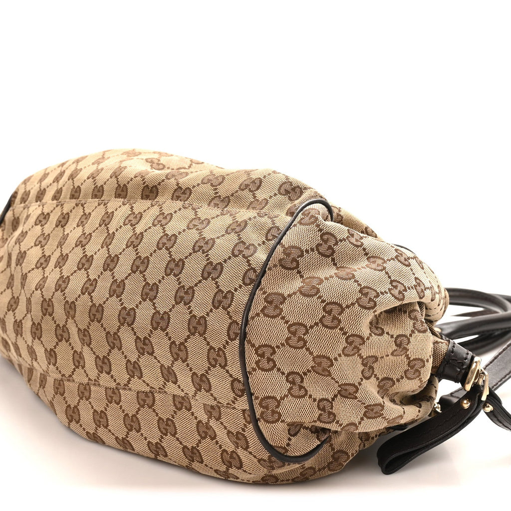 Monogram Medium Sukey Boston Bag Dark Brown