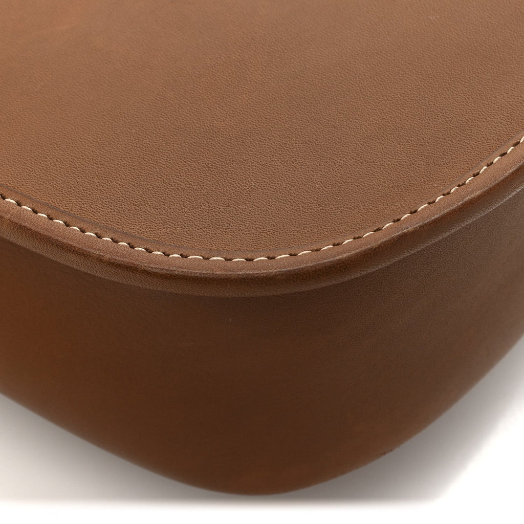 Vegetable Tanned Calfskin Le Caban Satchel Bag Brick