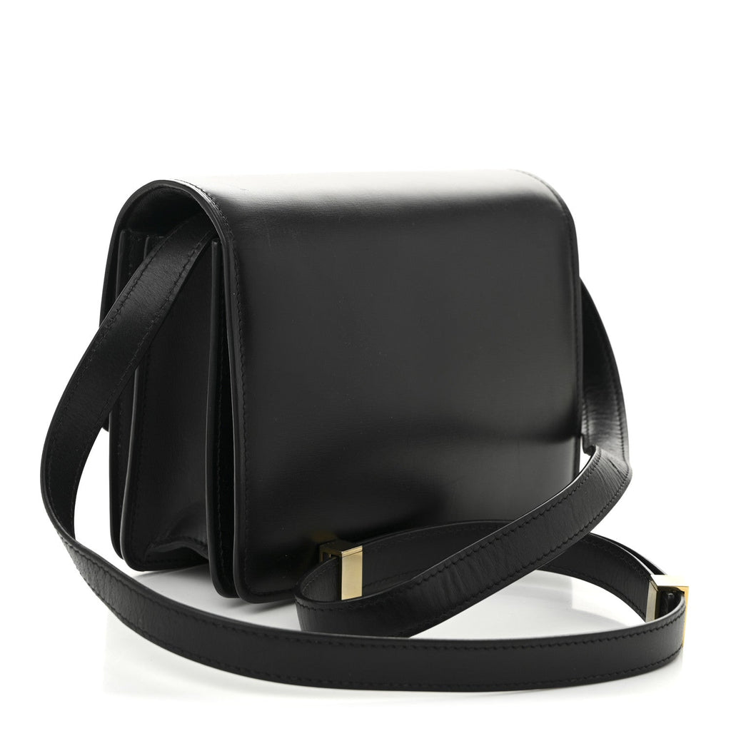 Box Calfskin Small Classic Box Flap Bag Black