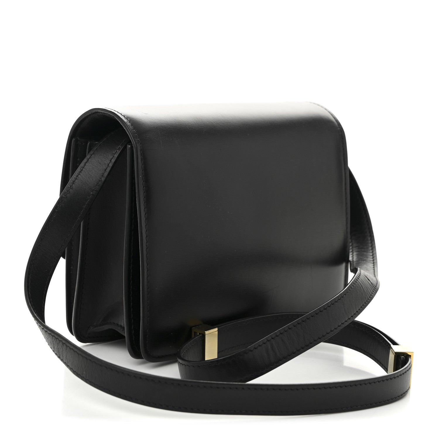 Box Calfskin Small Classic Box Flap Bag Black