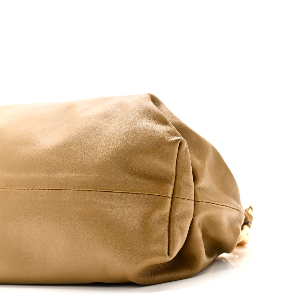 Calfskin The Pouch Chain Moutarde