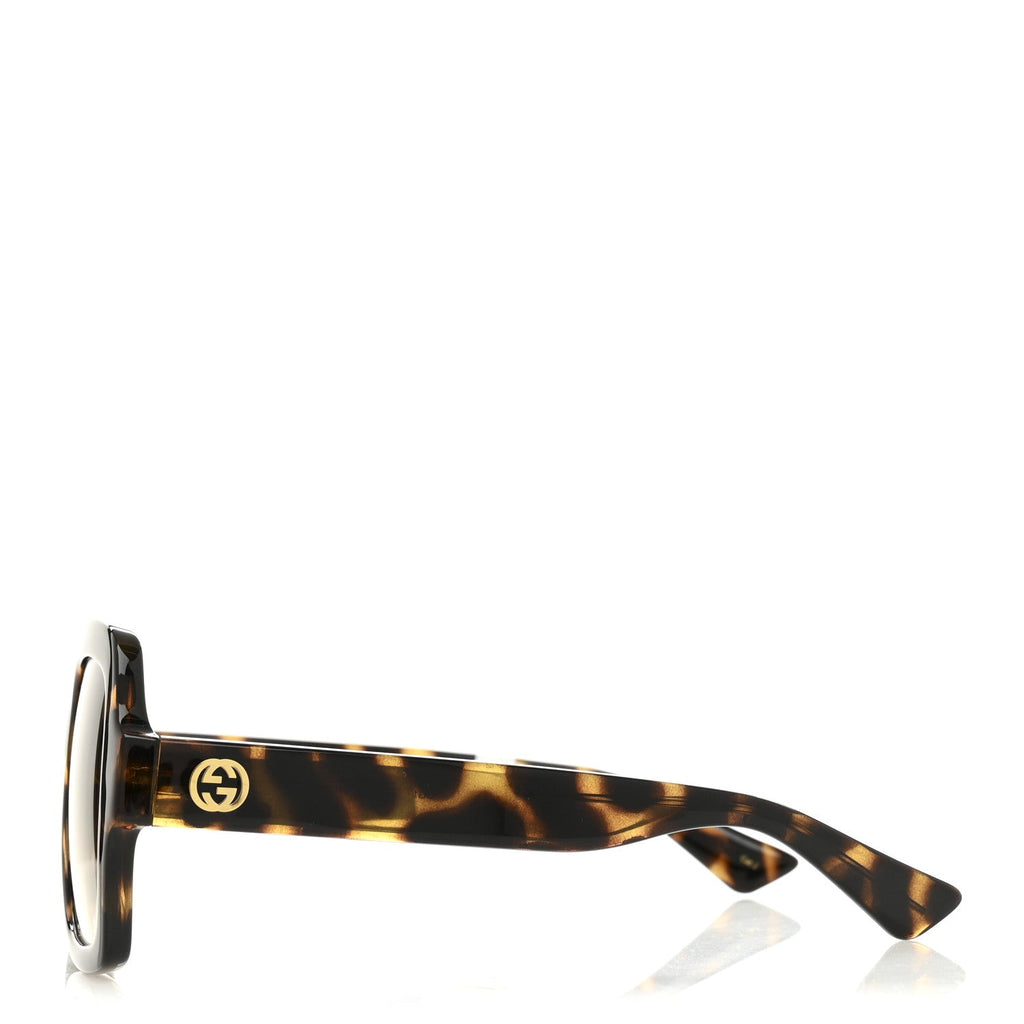 Acetate Square Frame Sunglasses GG1337S Havana