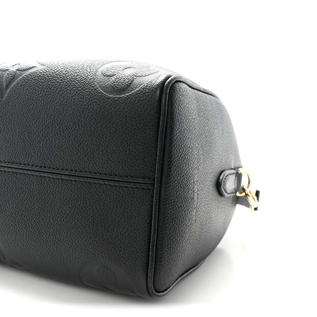 Empreinte Monogram Giant Speedy Bandouliere 25 Black