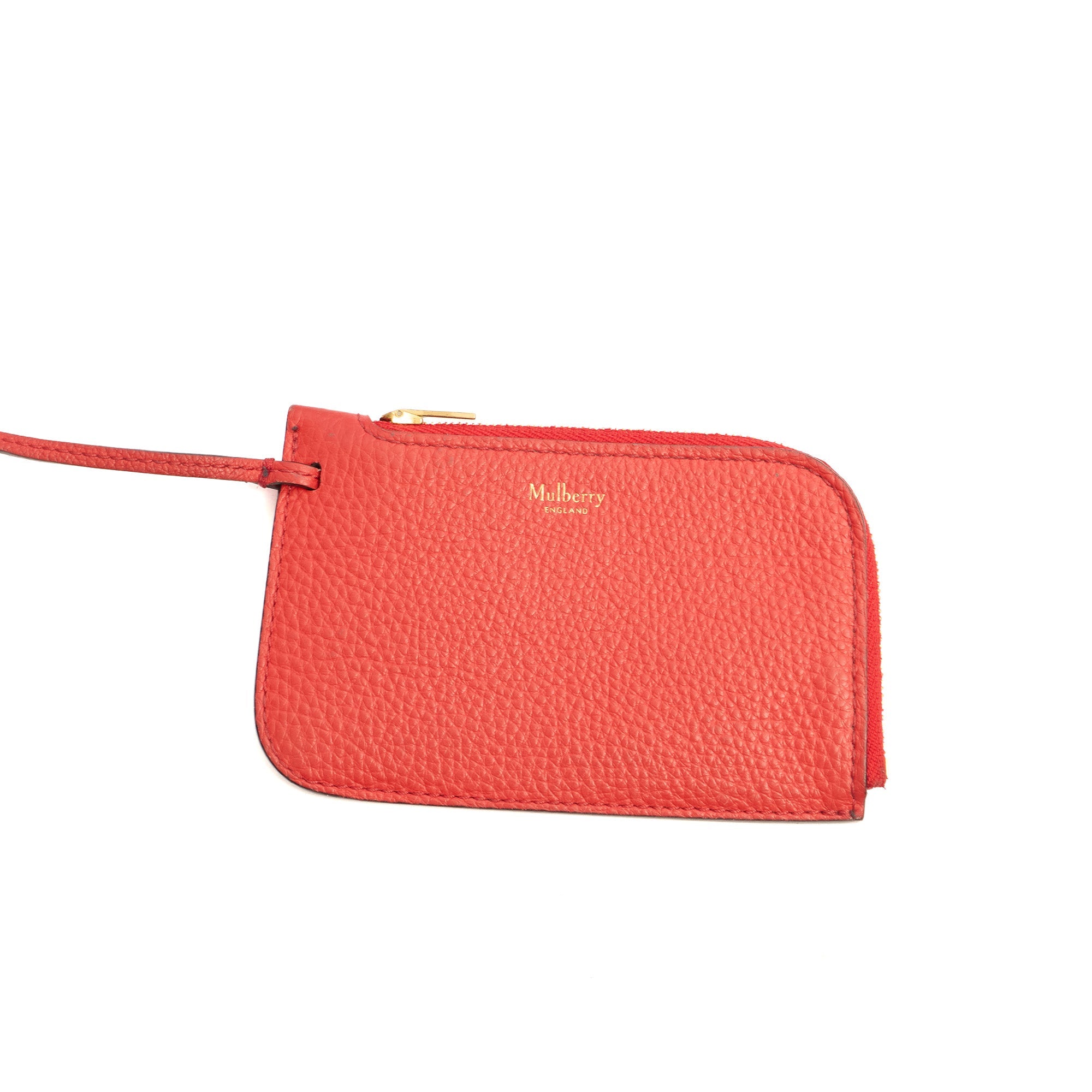 Mulberry Tote Abbey in Red, Calfskin Leather