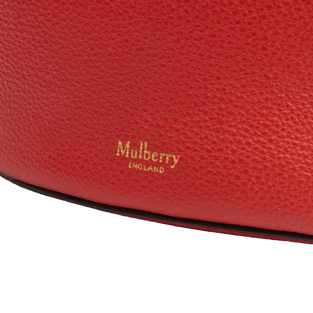 Mulberry Tote Abbey in Red, Calfskin Leather