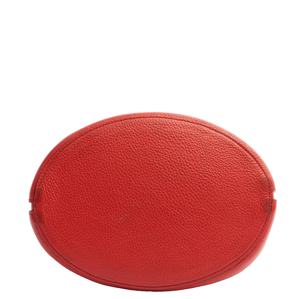 Mulberry Tote Abbey in Red, Calfskin Leather