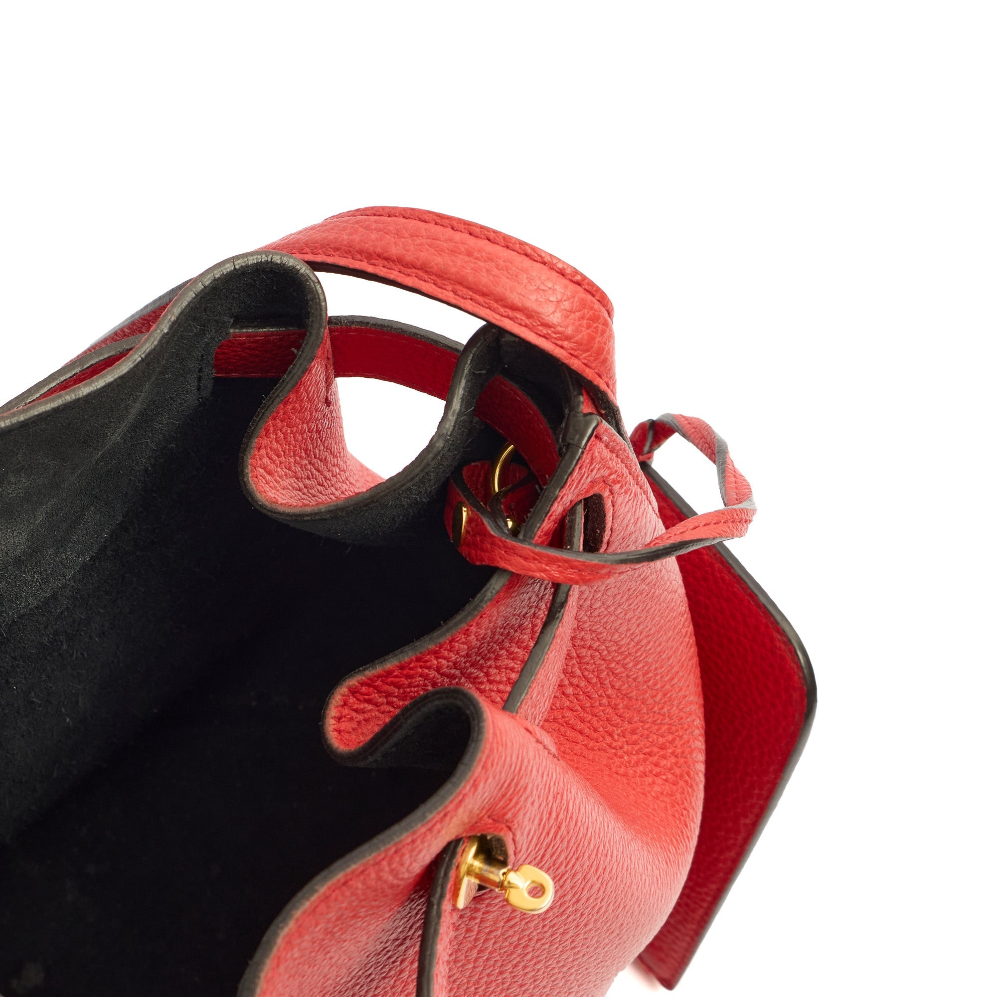 Mulberry Tote Abbey in Red, Calfskin Leather