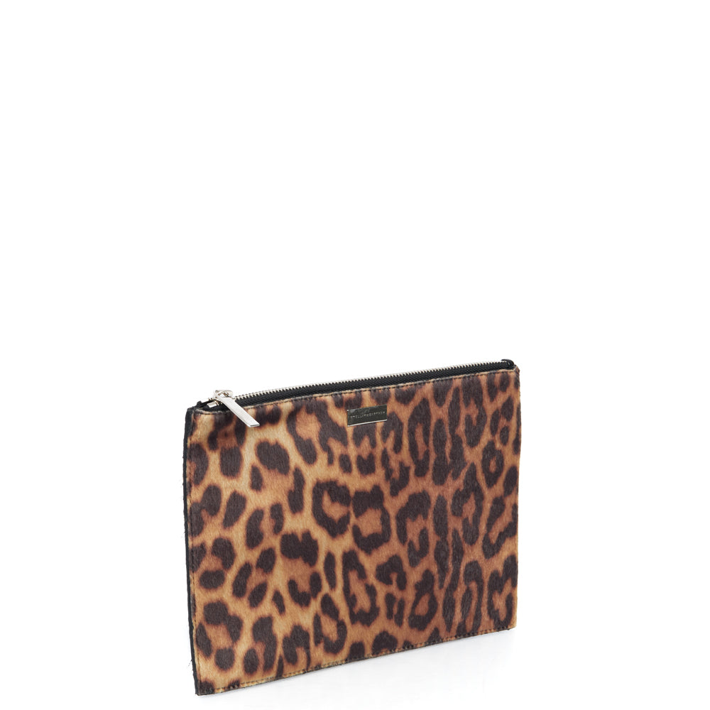 Stella McCartney Clutch Zip Pouch in Print, Fabric