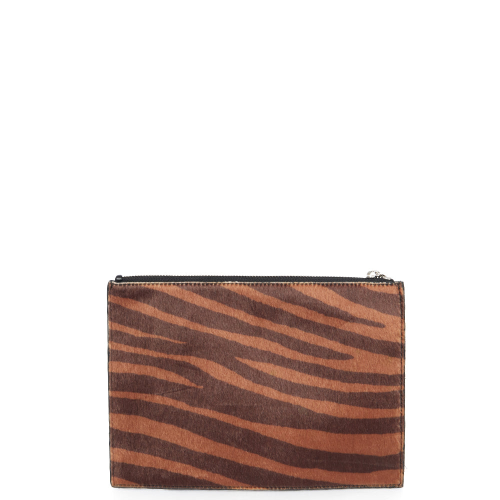 Stella McCartney Clutch Zip Pouch in Print, Fabric