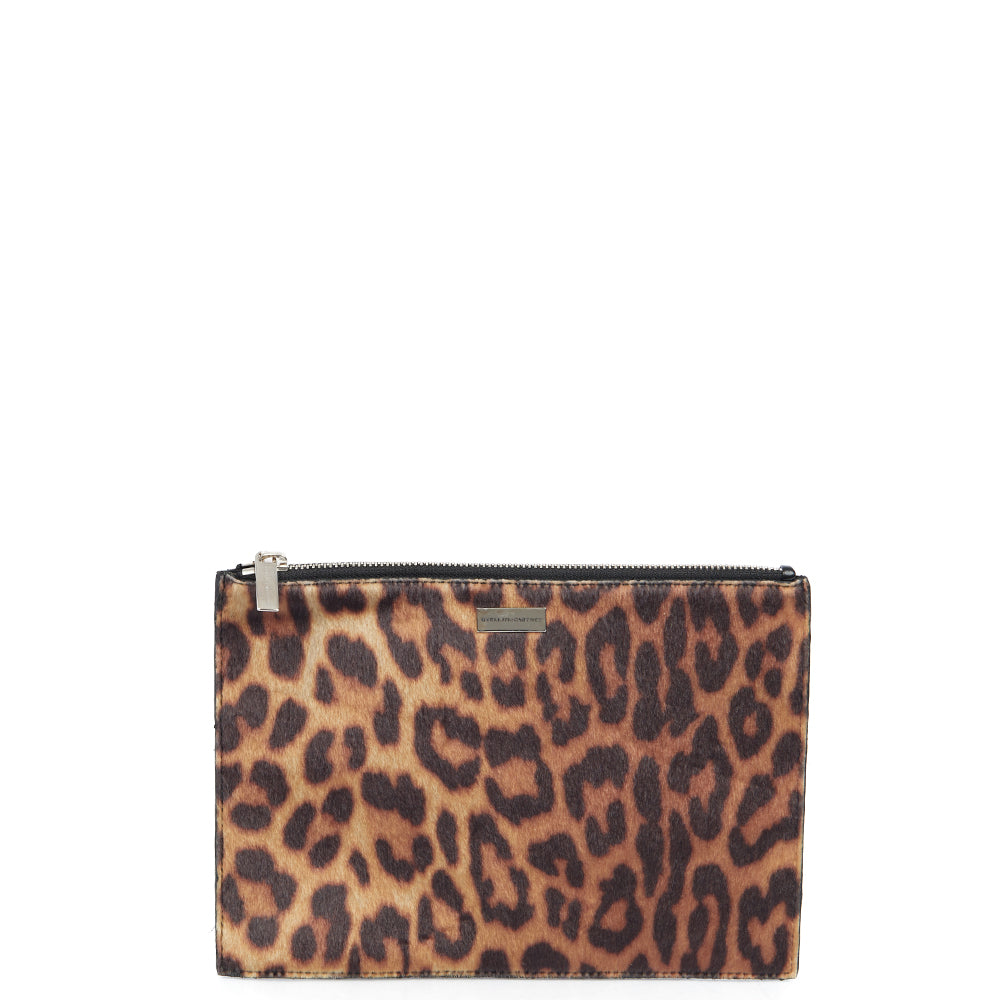 Stella McCartney Clutch Zip Pouch in Print, Fabric