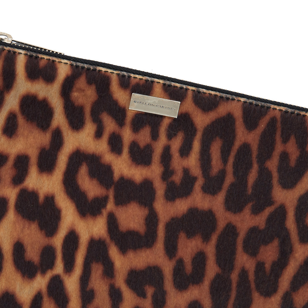 Stella McCartney Clutch Zip Pouch in Print, Fabric