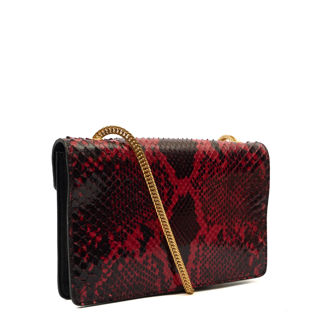 Saint Laurent Shoulder Bag Betty- small  in Print, Python Leather