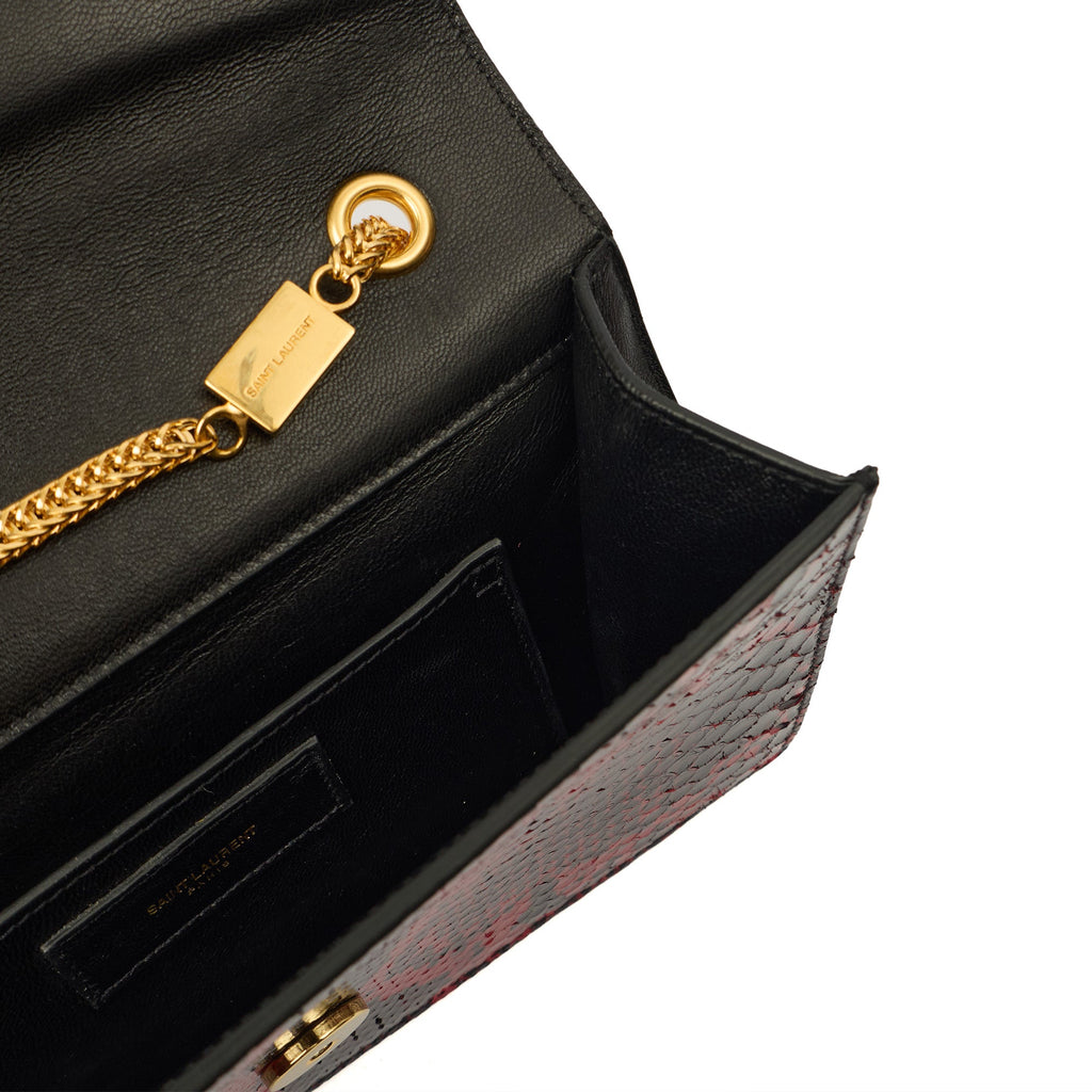 Saint Laurent Shoulder Bag Betty- small  in Print, Python Leather