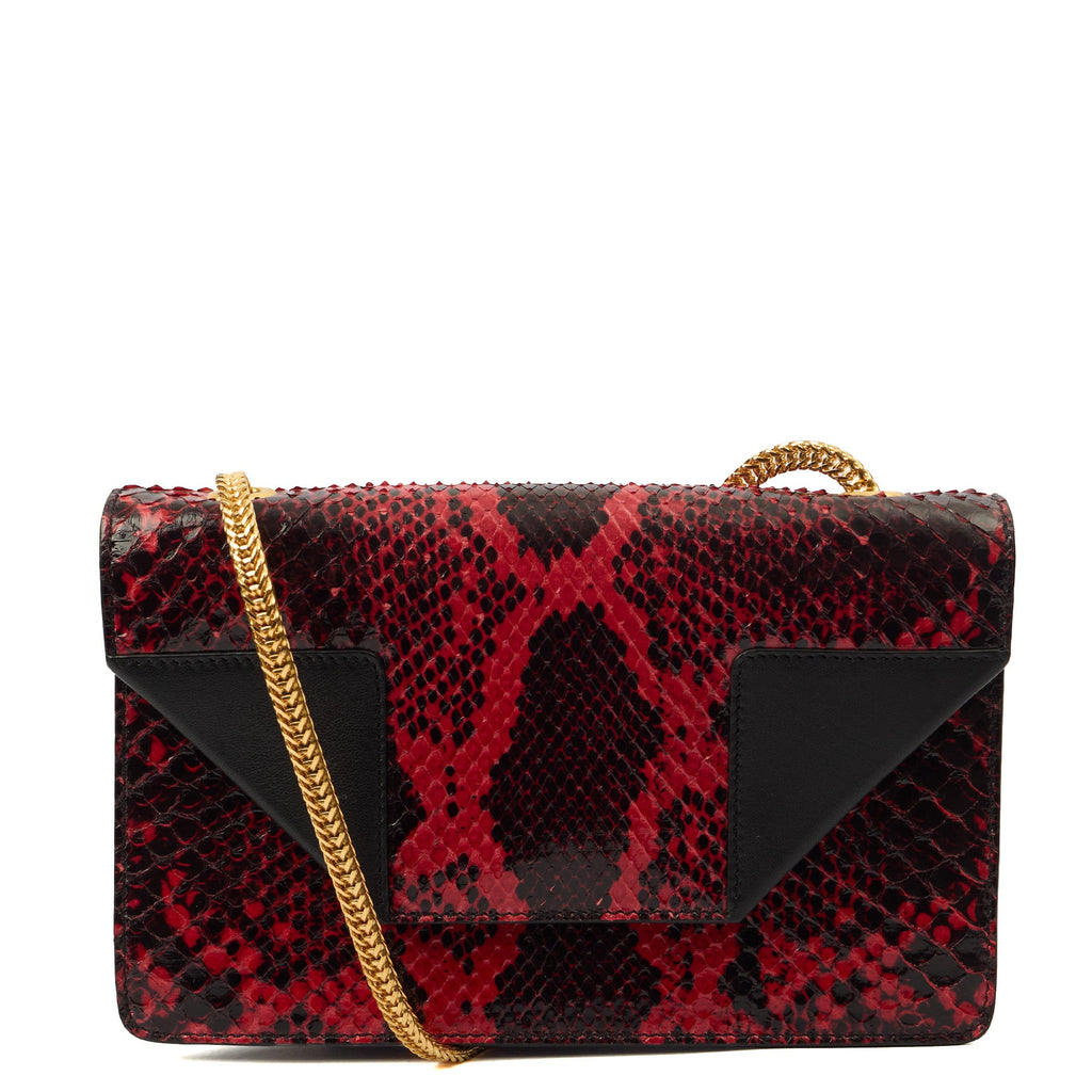 Saint Laurent Shoulder Bag Betty- small  in Print, Python Leather