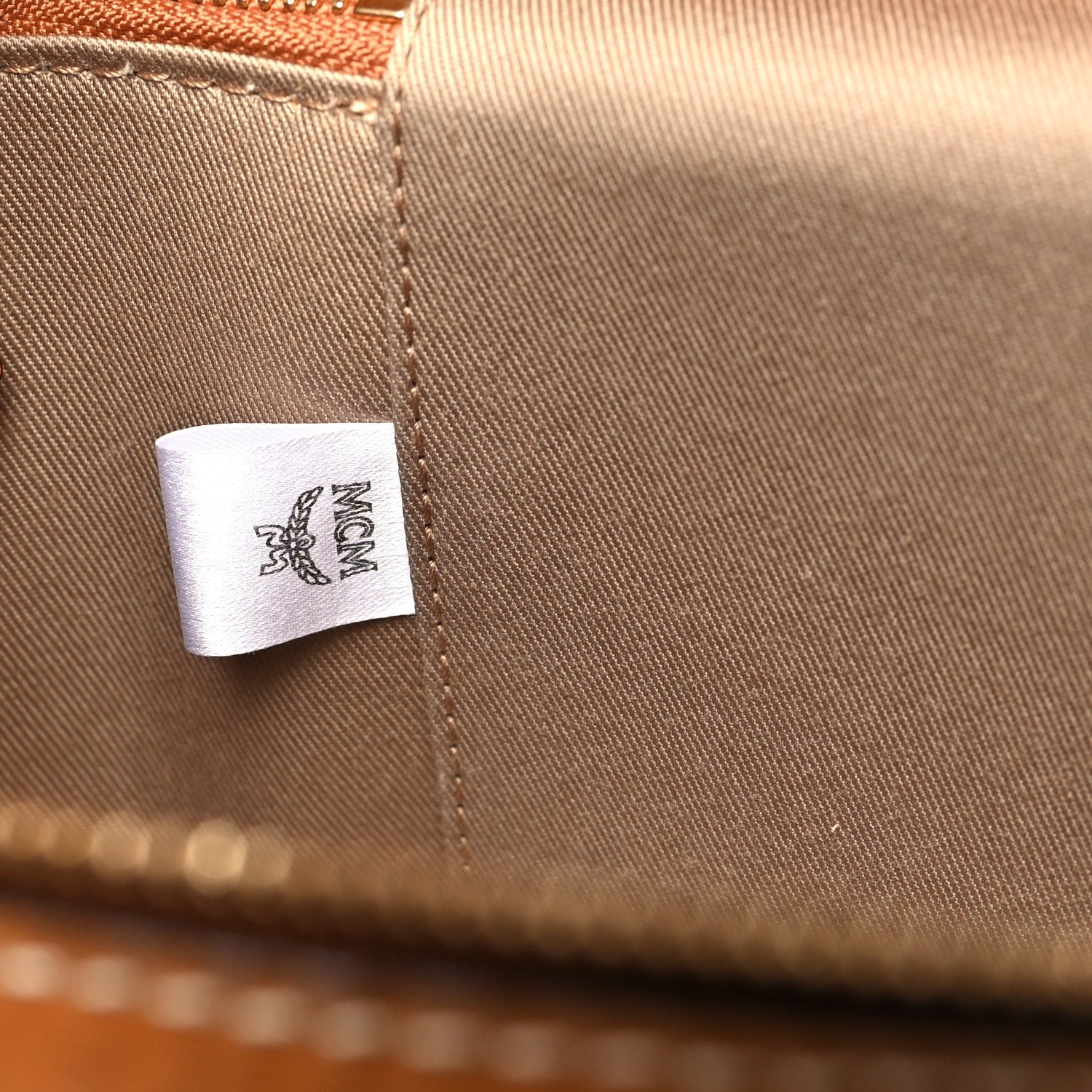 Visetos Small Cylinder Crossbody Bag Cognac