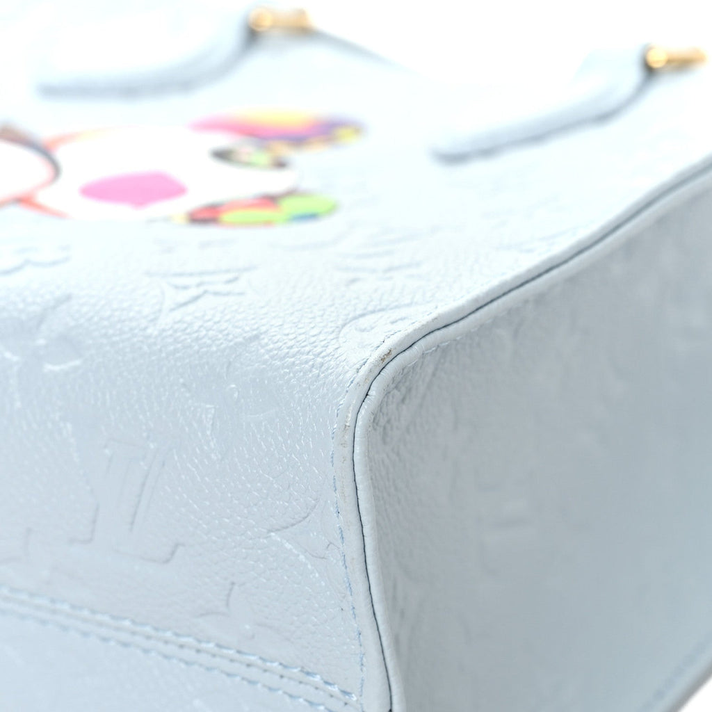 LV X TM Empreinte Monogram Superflat Onthego PM Washed Blue