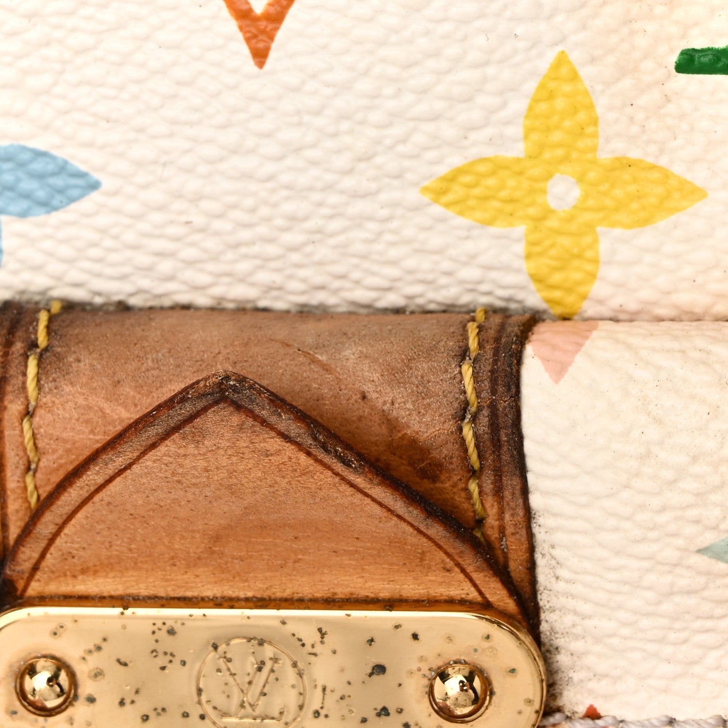Monogram Multicolor Speedy 30 White