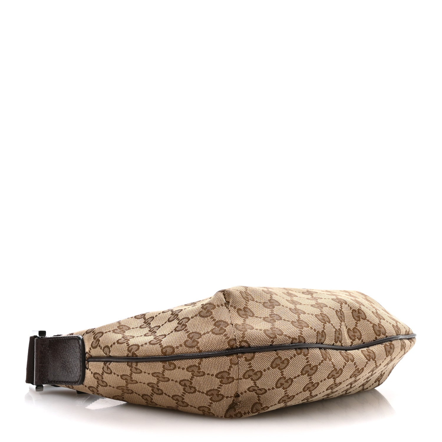 Monogram Medium Half Moon Hobo Dark Brown