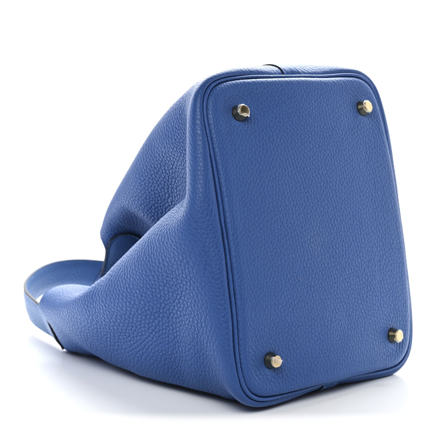 Taurillon Clemence Picotin Lock 22 MM Bleu Frida