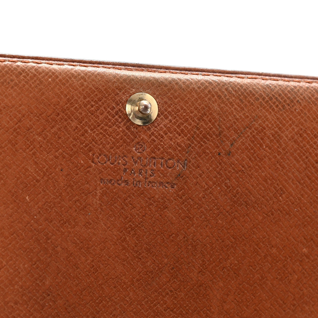 Monogram Porte-Monnaie Billets Tresor Wallet