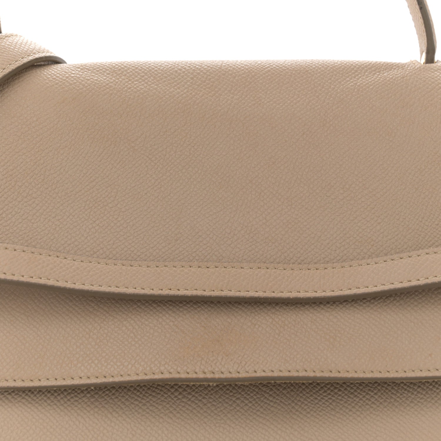 Grained Calfskin Mini Belt Bag Light Taupe