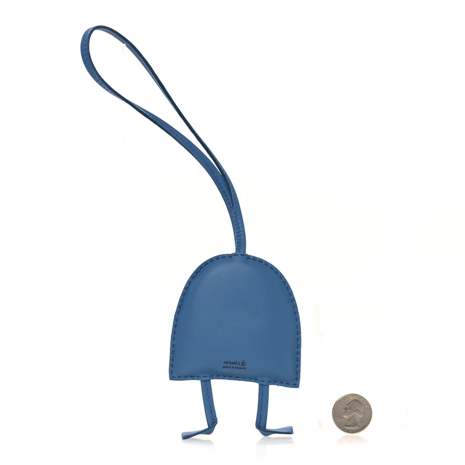 Lambskin Silk Petit H Hibouton Charm