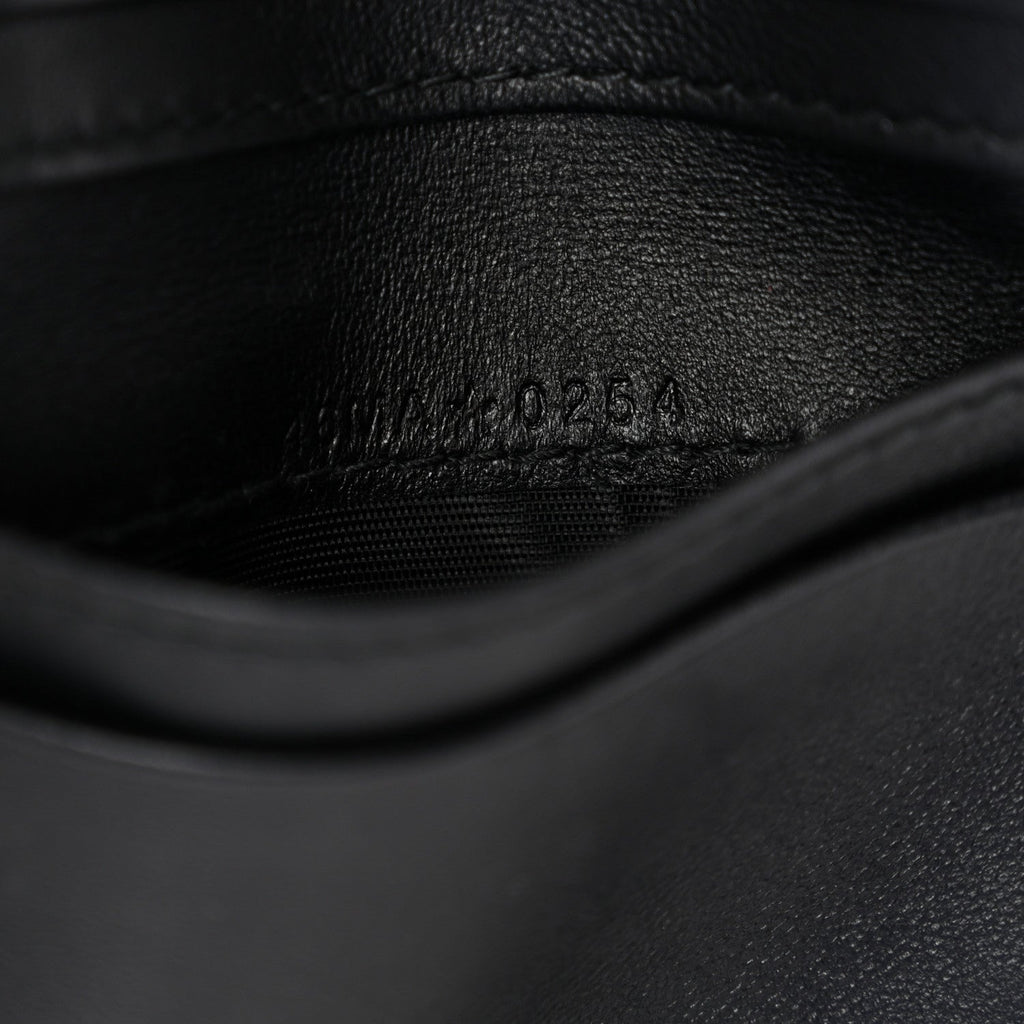 Lambskin Cannage My Dior Veronia Wallet Black