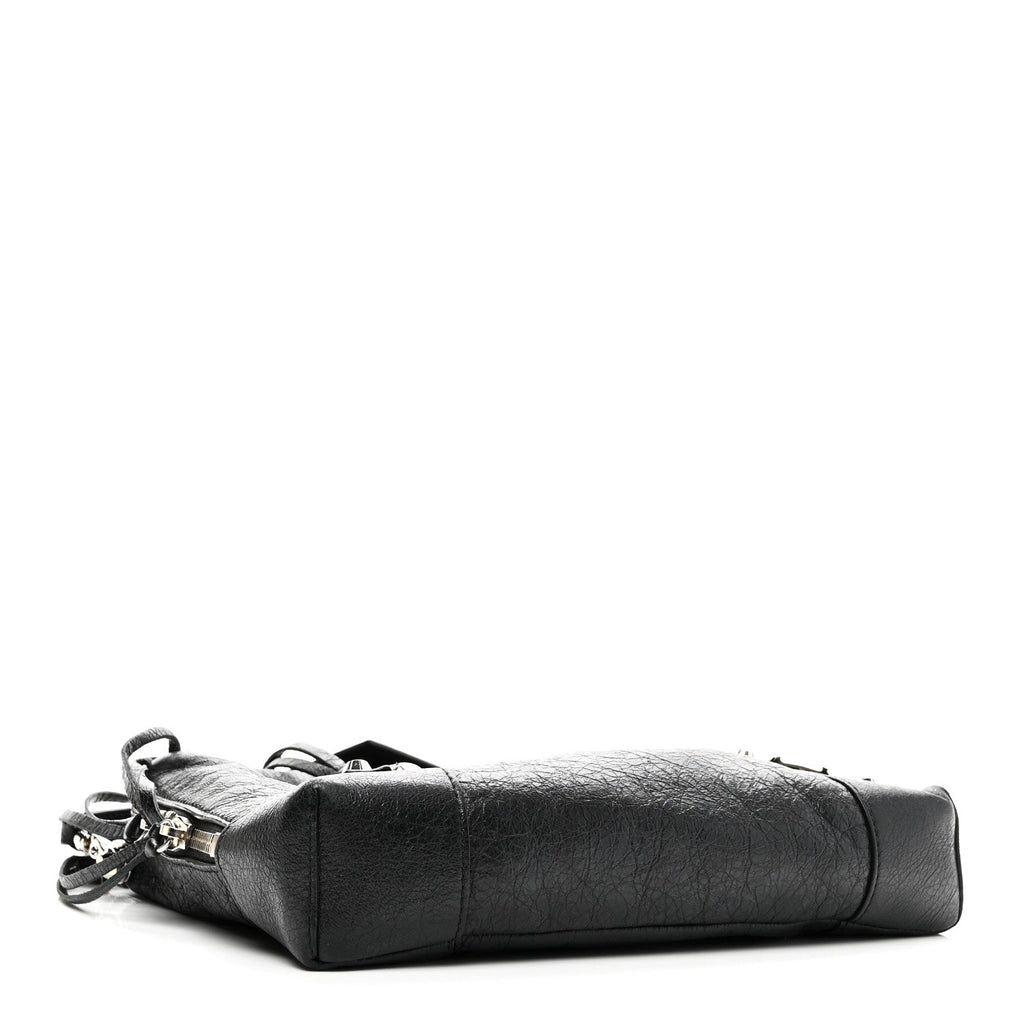 Agneau Classic Hardware XS Reporter Crossbody Black