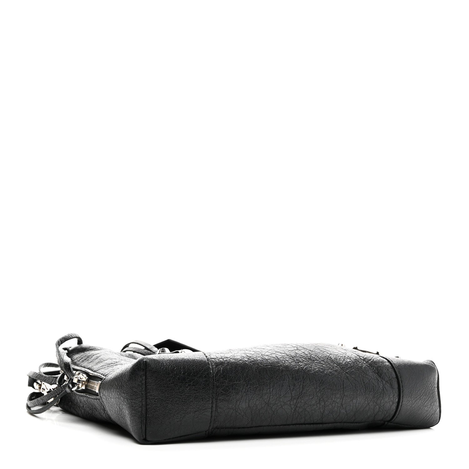 Agneau Classic Hardware XS Reporter Crossbody Black