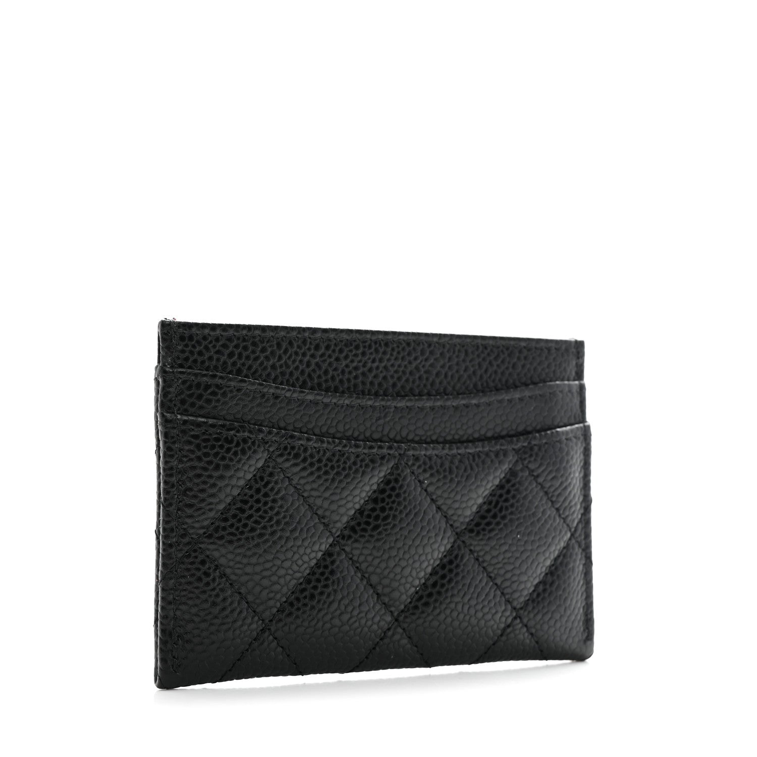 Caviar Quilted  Holder Black