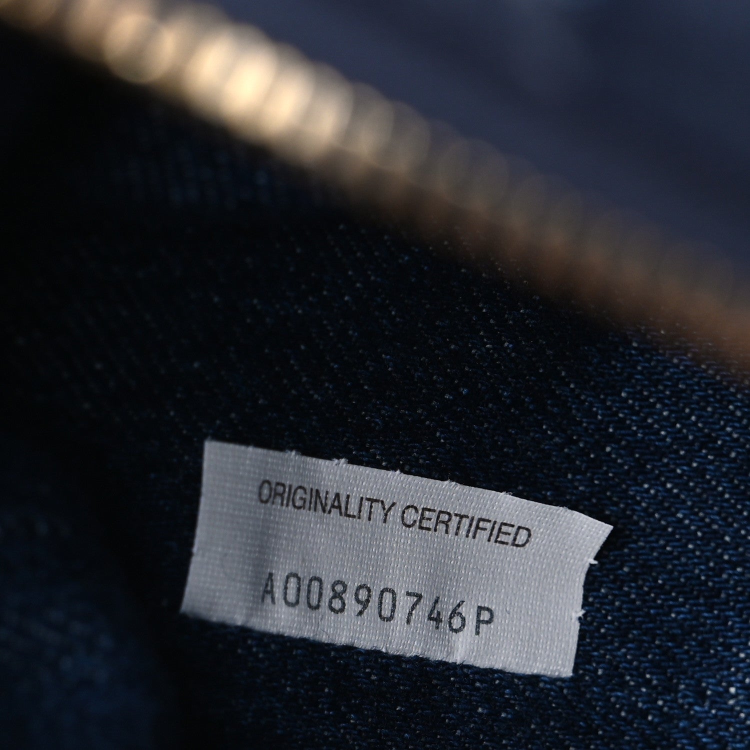 Nappa Denim Intrecciato Mini Wallace Abyss Indigo