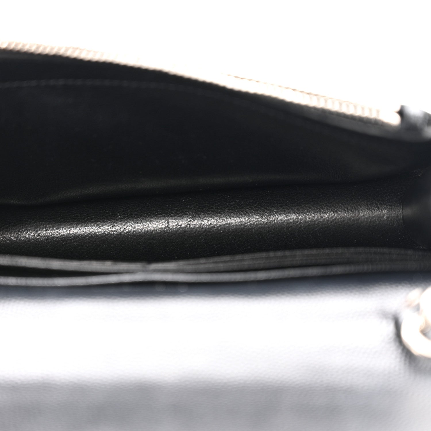 Grain De Poudre Classic Monogram Kate Tassel Chain Wallet Black