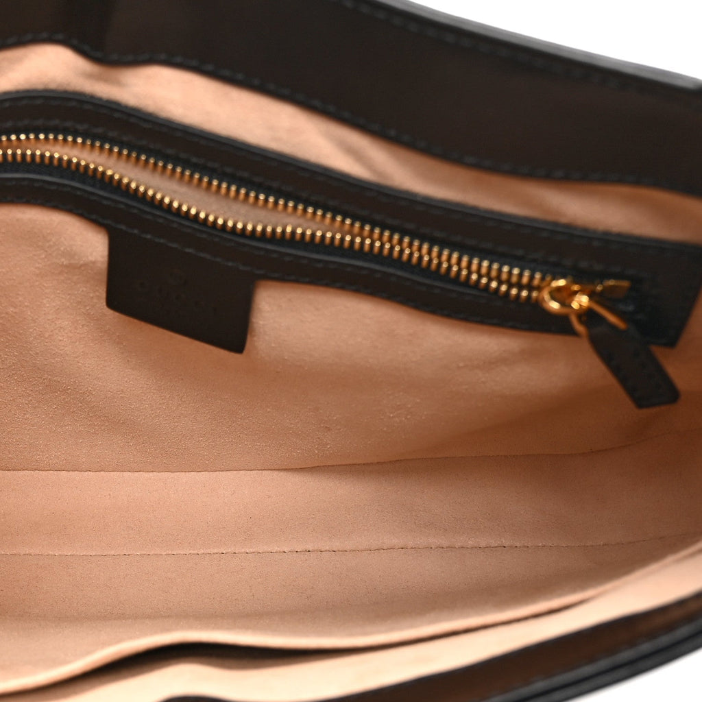Boarded Dyana Lux Calfskin Small Jackie 1961 Hobo Black