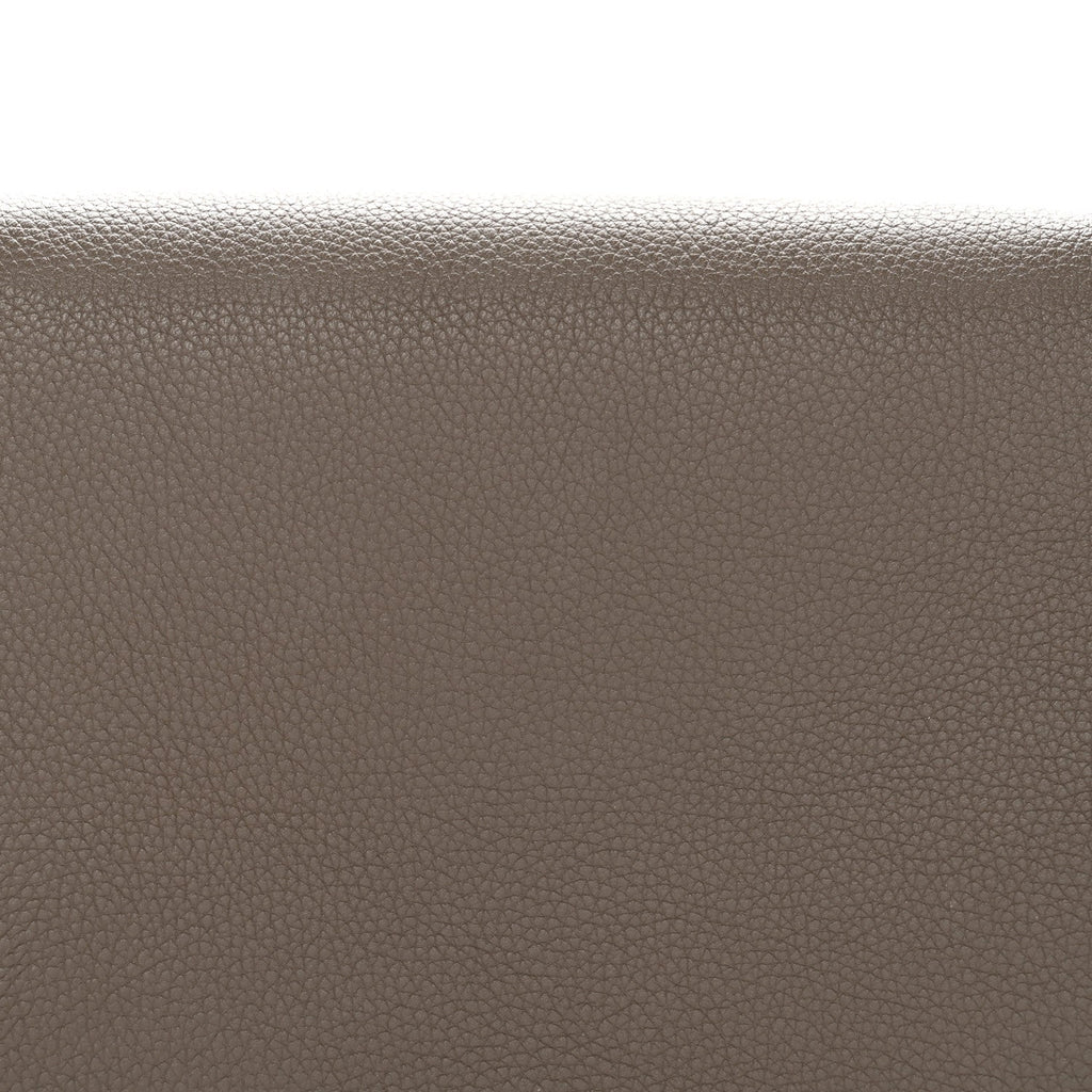 Drummed Calfskin Suede Large Trapeze Souris