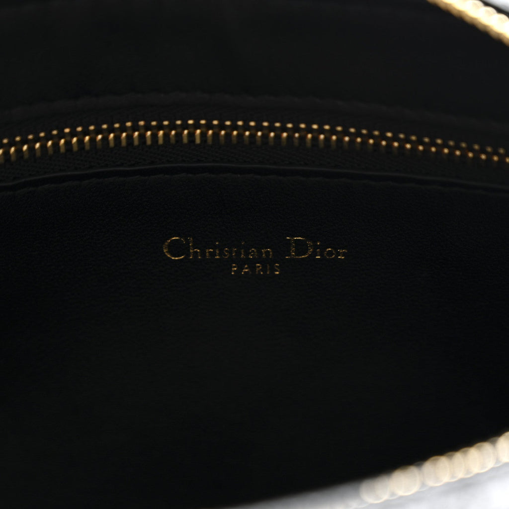 Supple Calfskin Caro Double Pouch Black