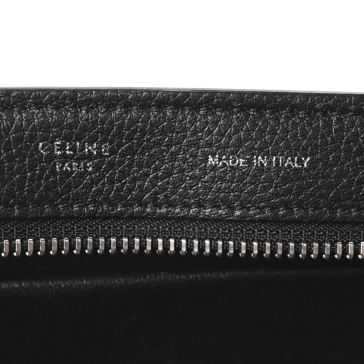 Drummed Calfskin Suede Small Trapeze Black