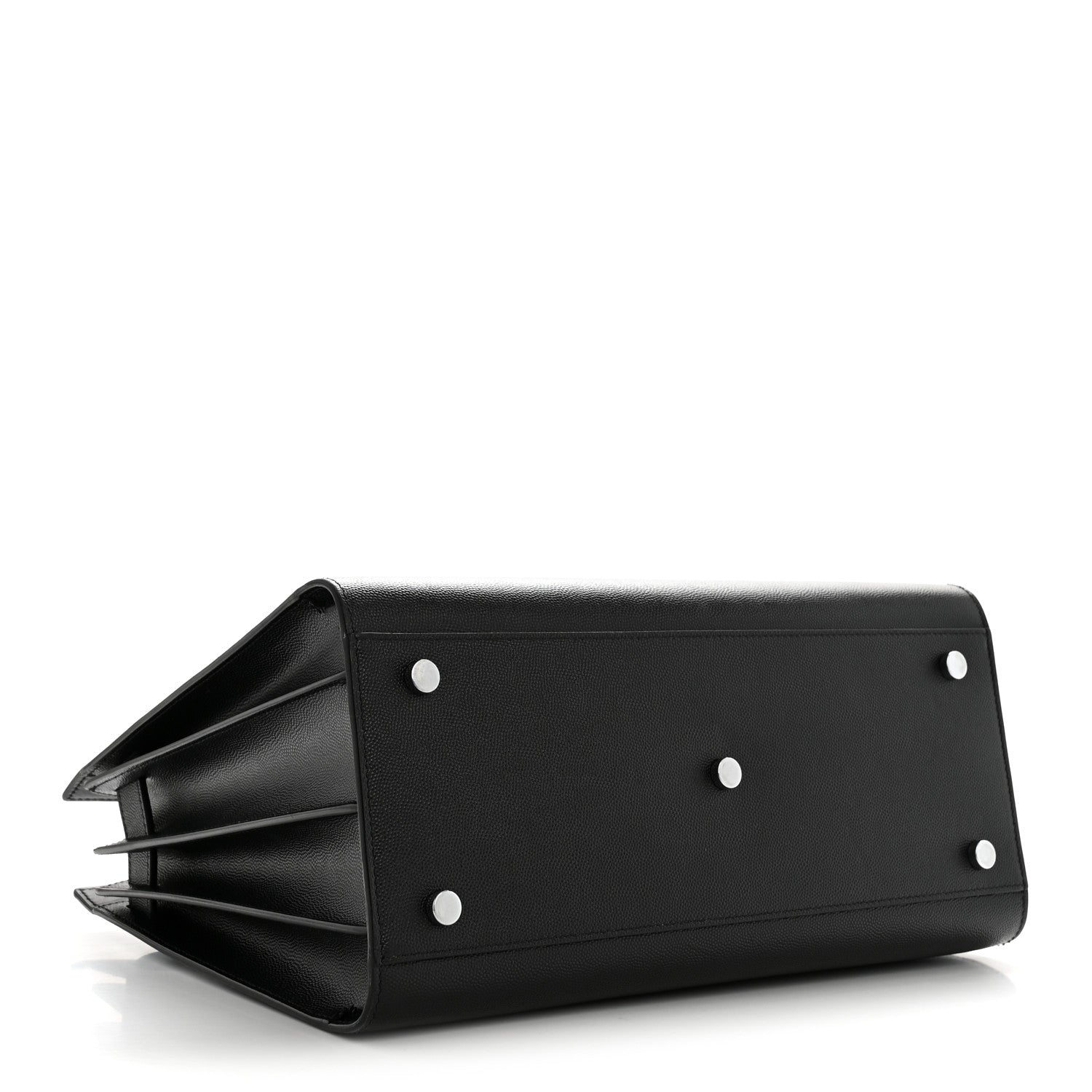Grained Calfskin Small Sac De Jour Black