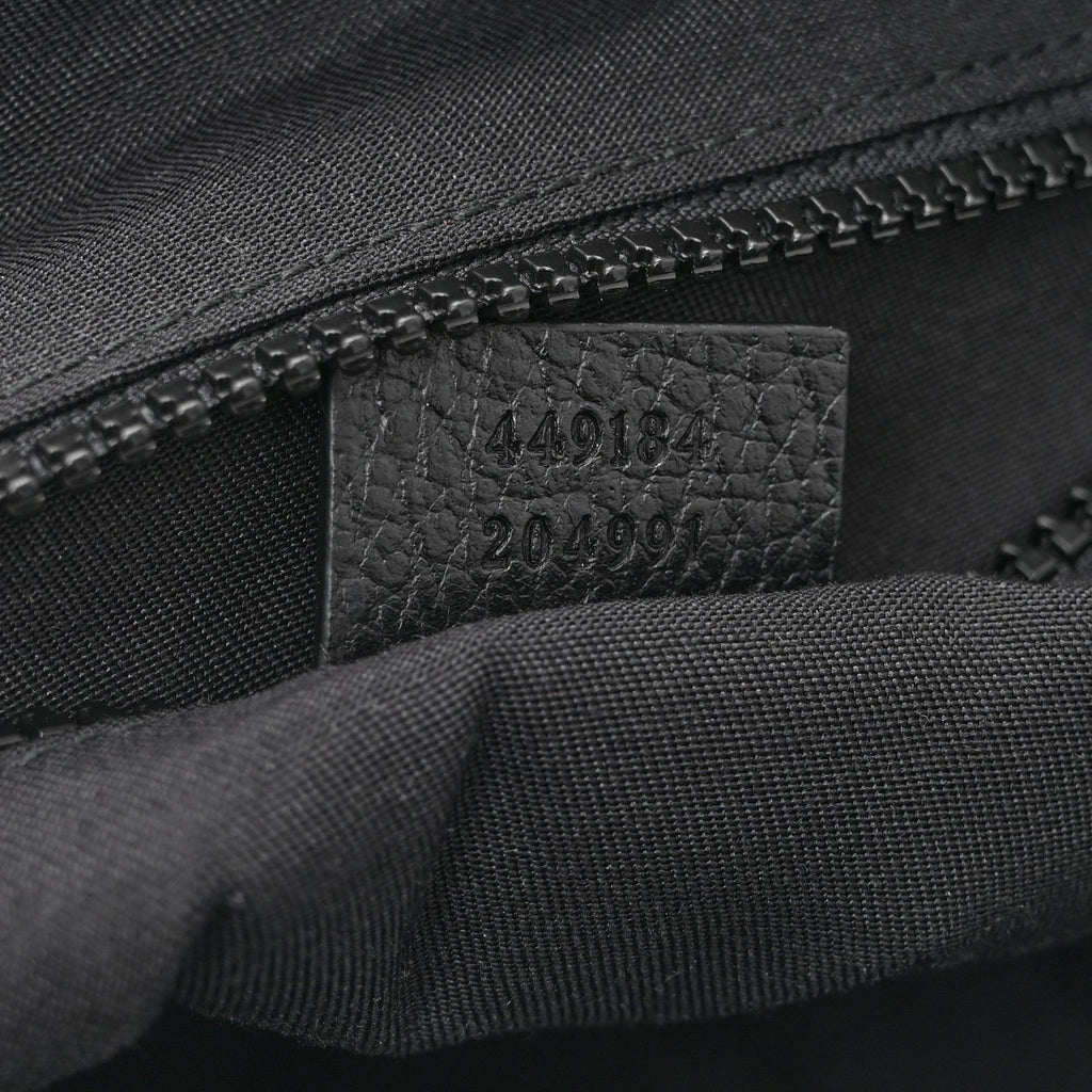 Nylon Monogram Small Flat Messenger Bag Black