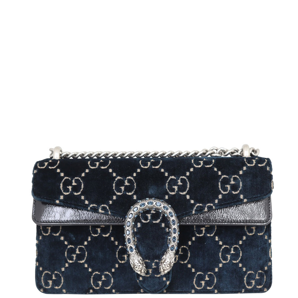 Gucci Dionysus GG Velvet Small Shoulder Bag
