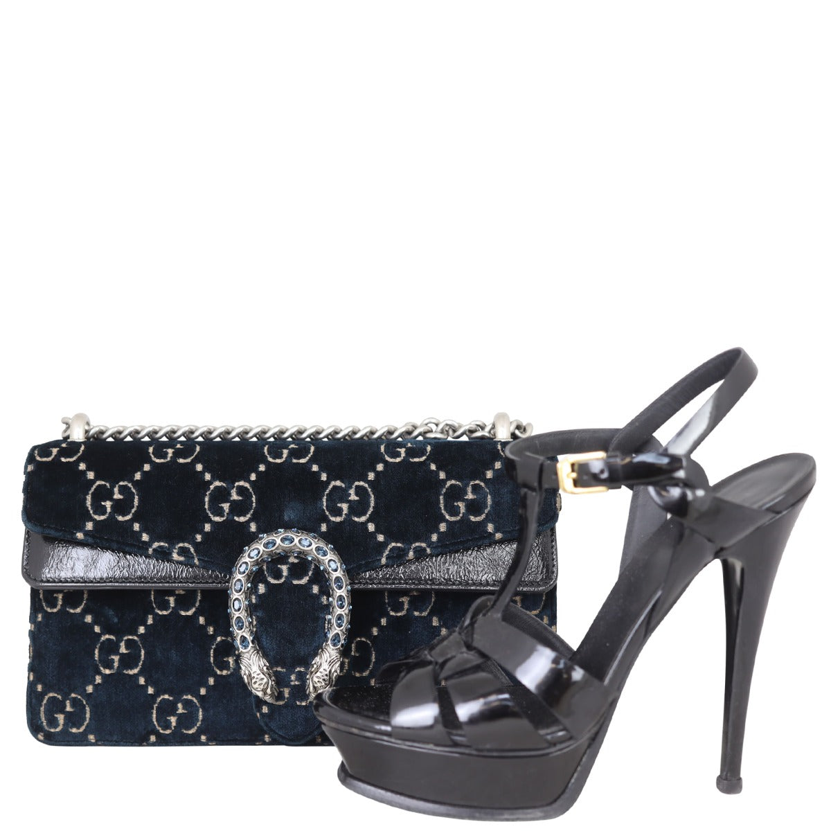 Gucci Dionysus GG Velvet Small Shoulder Bag