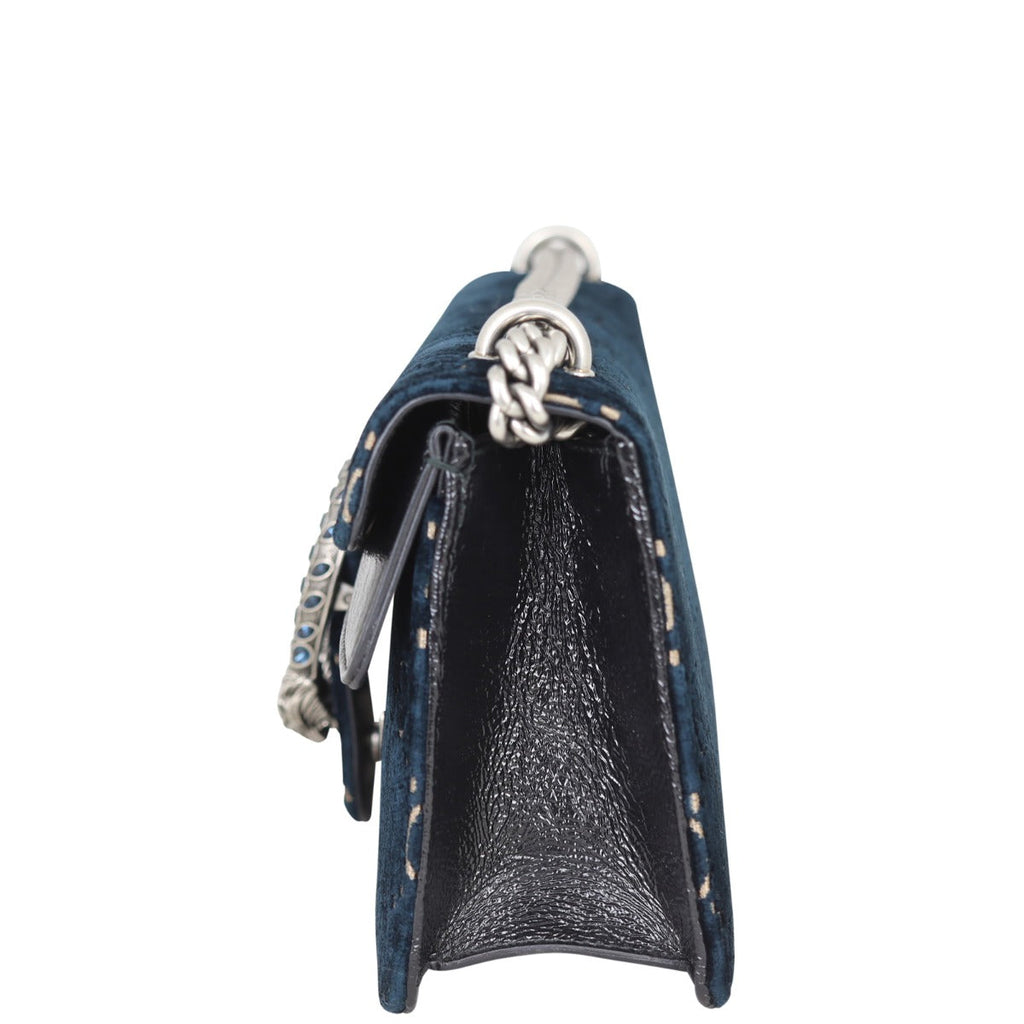 Gucci Dionysus GG Velvet Small Shoulder Bag