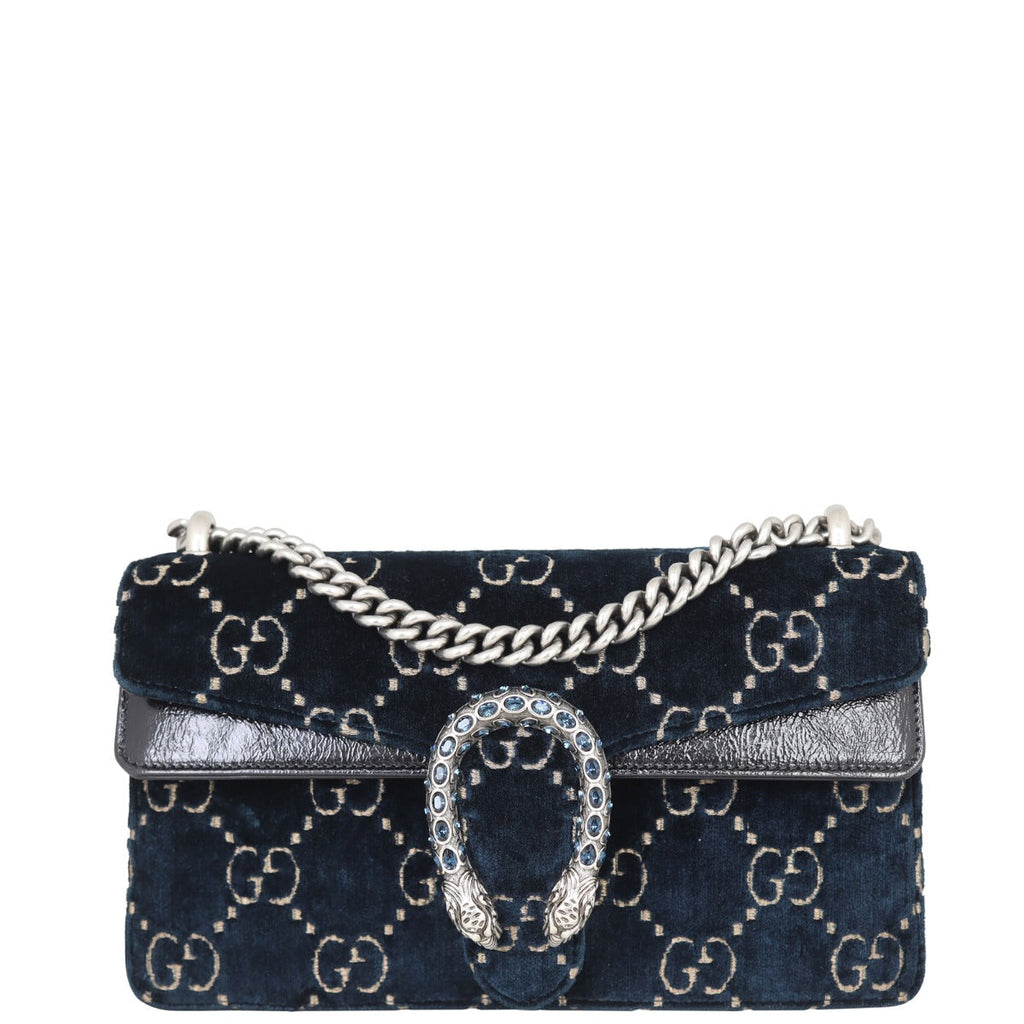 Gucci Dionysus GG Velvet Small Shoulder Bag