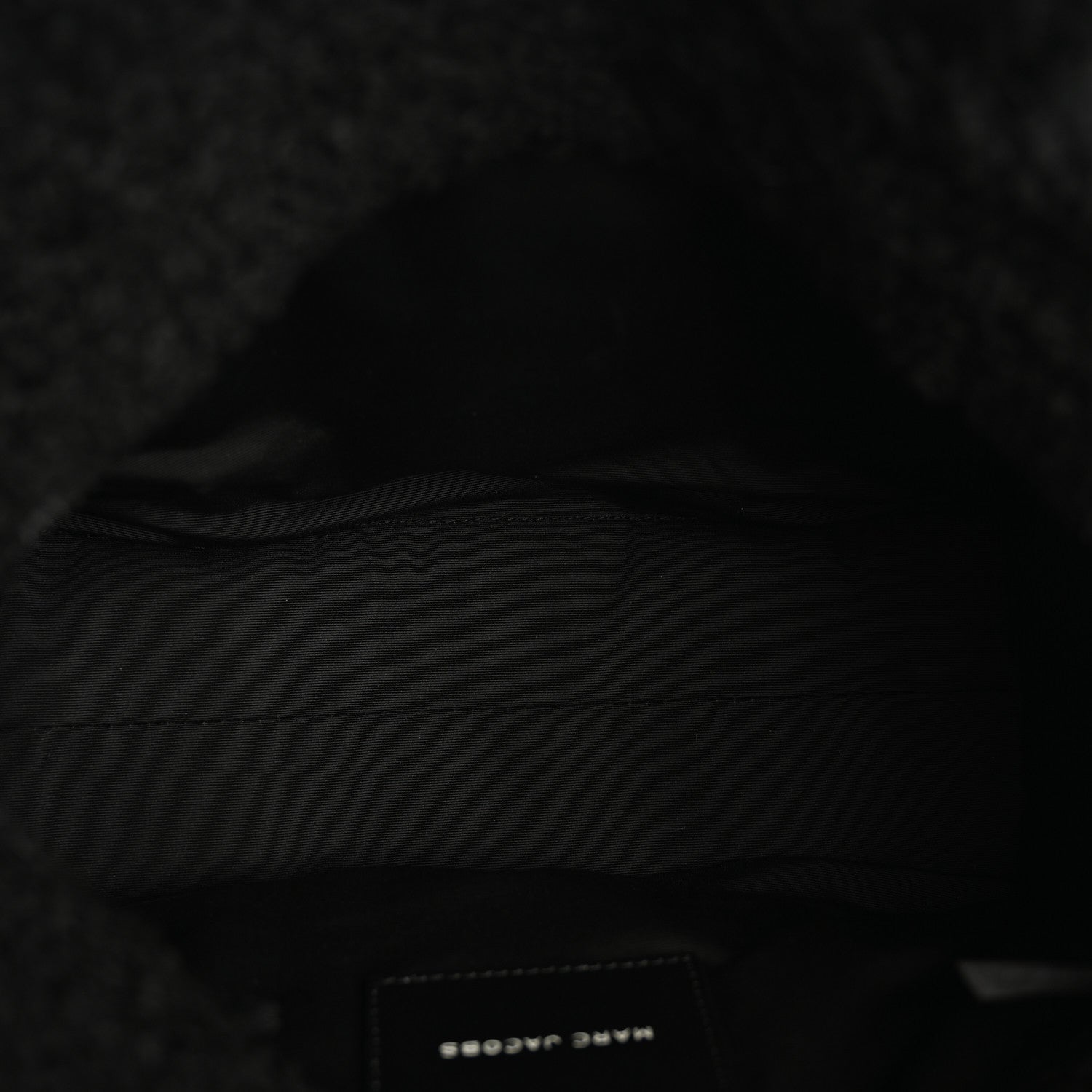 Polyester Cotton Medium The Teddy Traveler Tote Bag Black