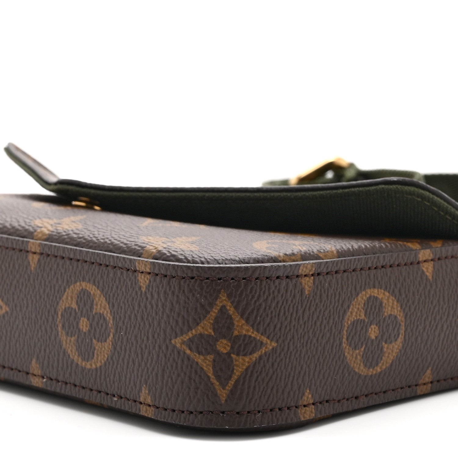 Monogram Felicie Strap & Go Kaki