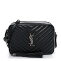 Calfskin Matelasse Monogram Lou Camera Bag Black
