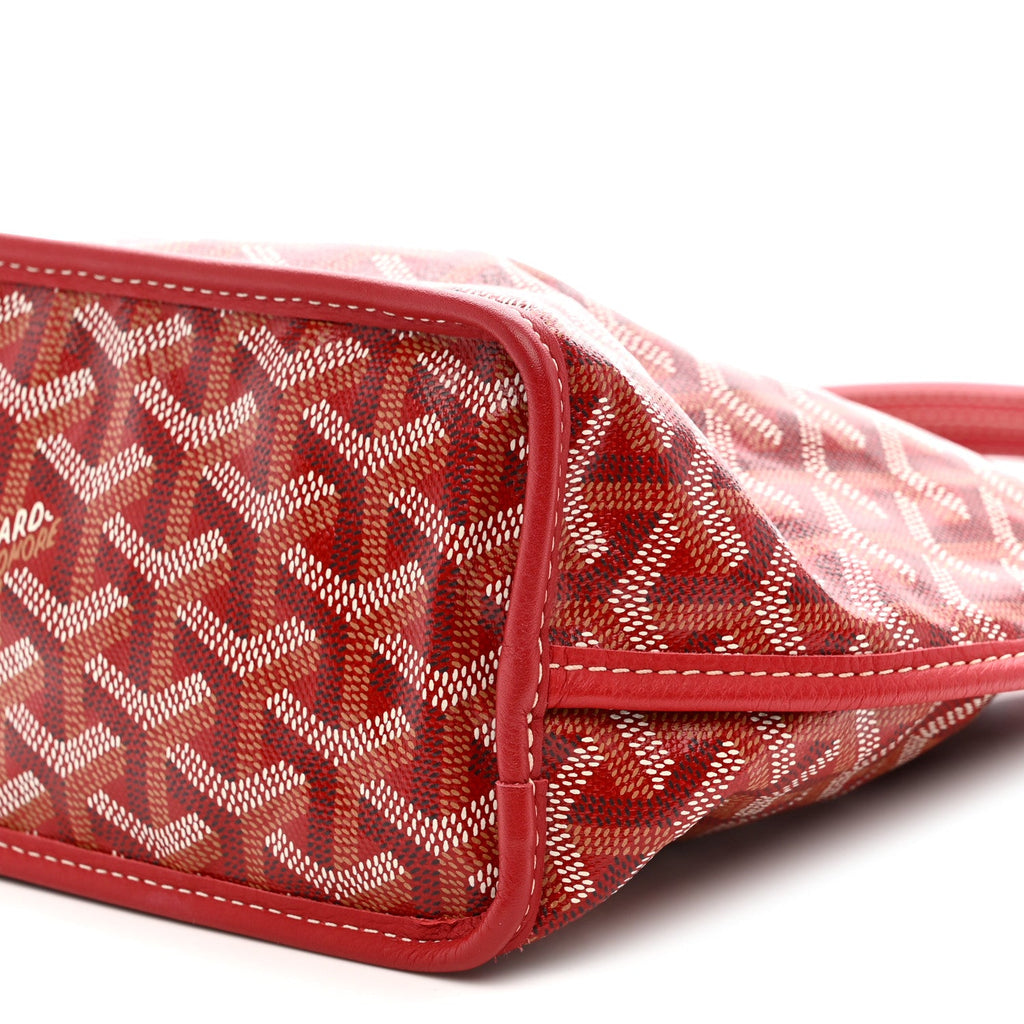 Goyardine Reversible Mini Anjou Red