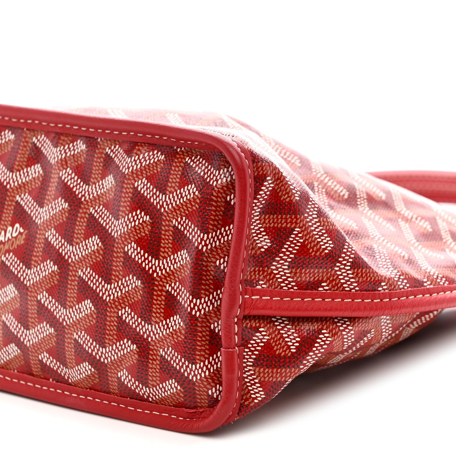 Goyardine Reversible Mini Anjou Red