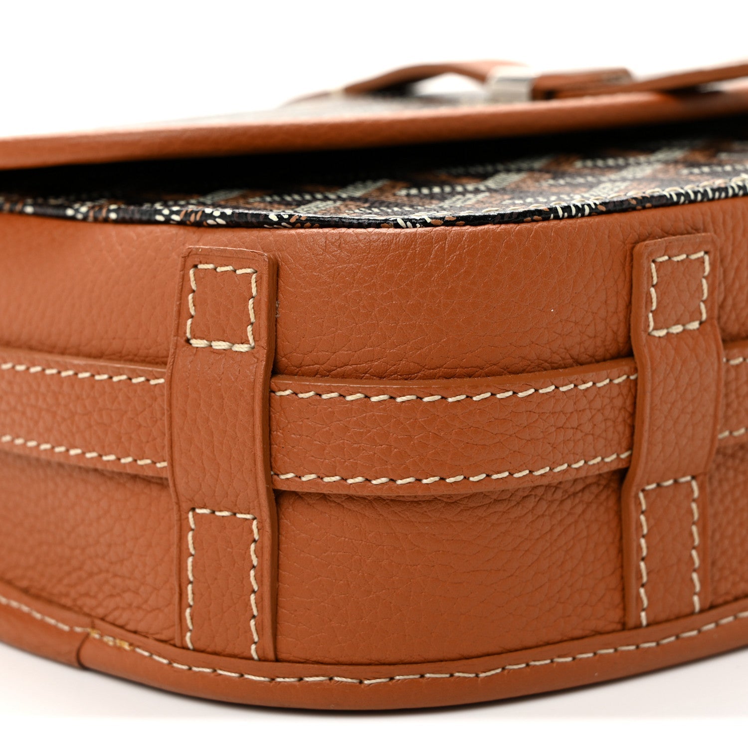 Goyardine Belvedere II PM Messenger Bag Black Gold