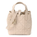 Calfskin Macrocannage Small Toujours Vertical Tote Powder Beige